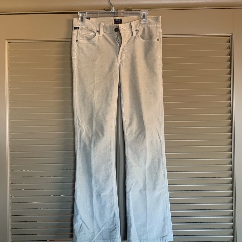 Citizens of Humanity Sz 27 light brown corduroy pants like new